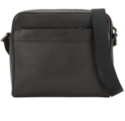 Classic Messenger, Pebbled Leather, Black, 3*
